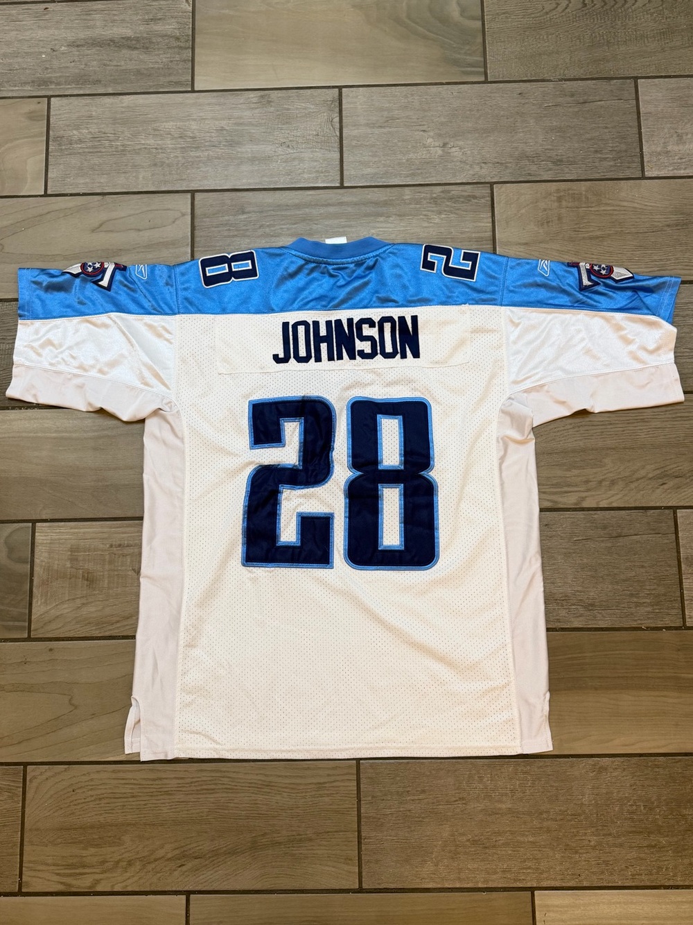 Vintage Y2K Reebok Tennessee Titans Chris Johnson On Field Jersey